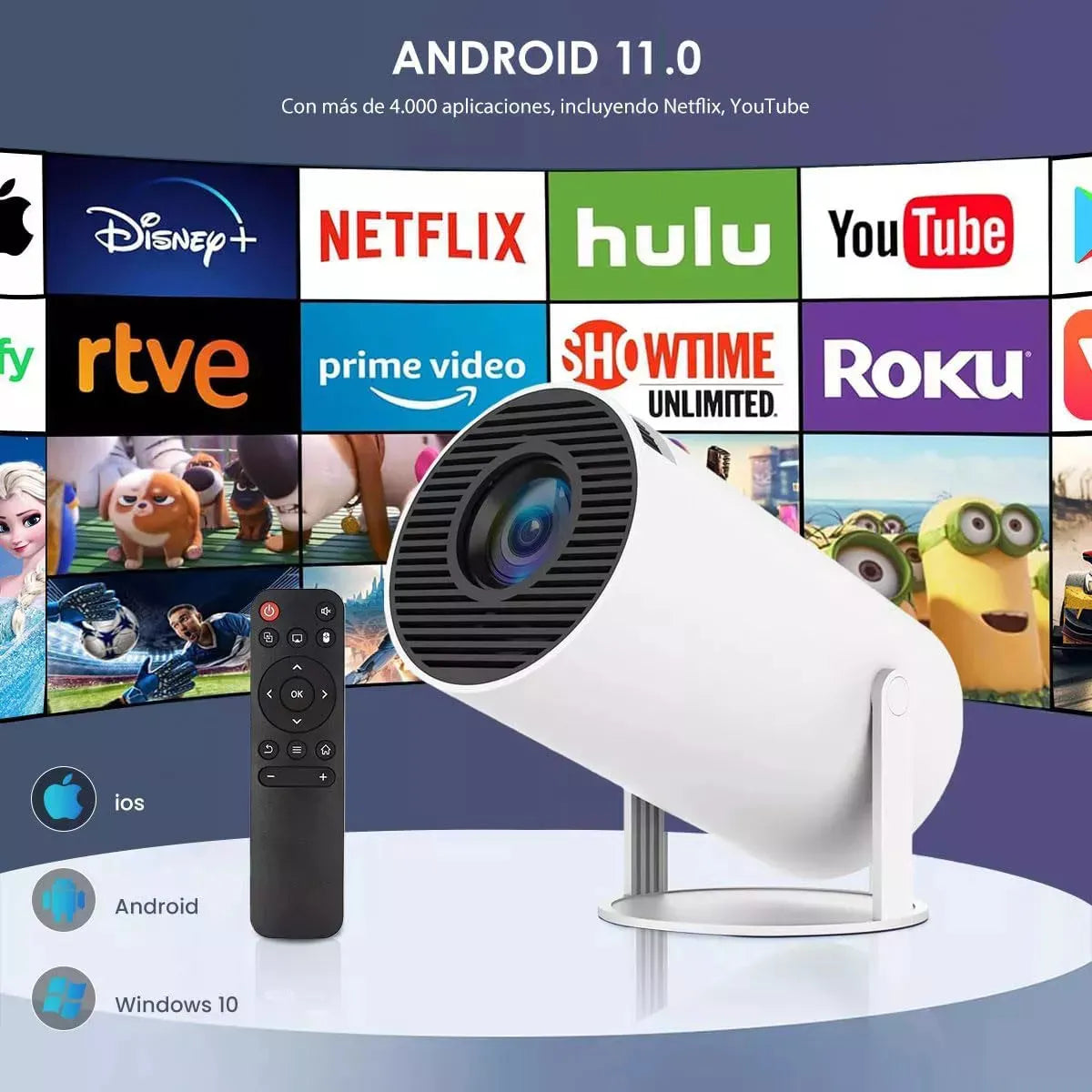 SmartView X™ - ¡Disfruta de tus películas, series y videojuegos favoritos en gran formato y sin cables!